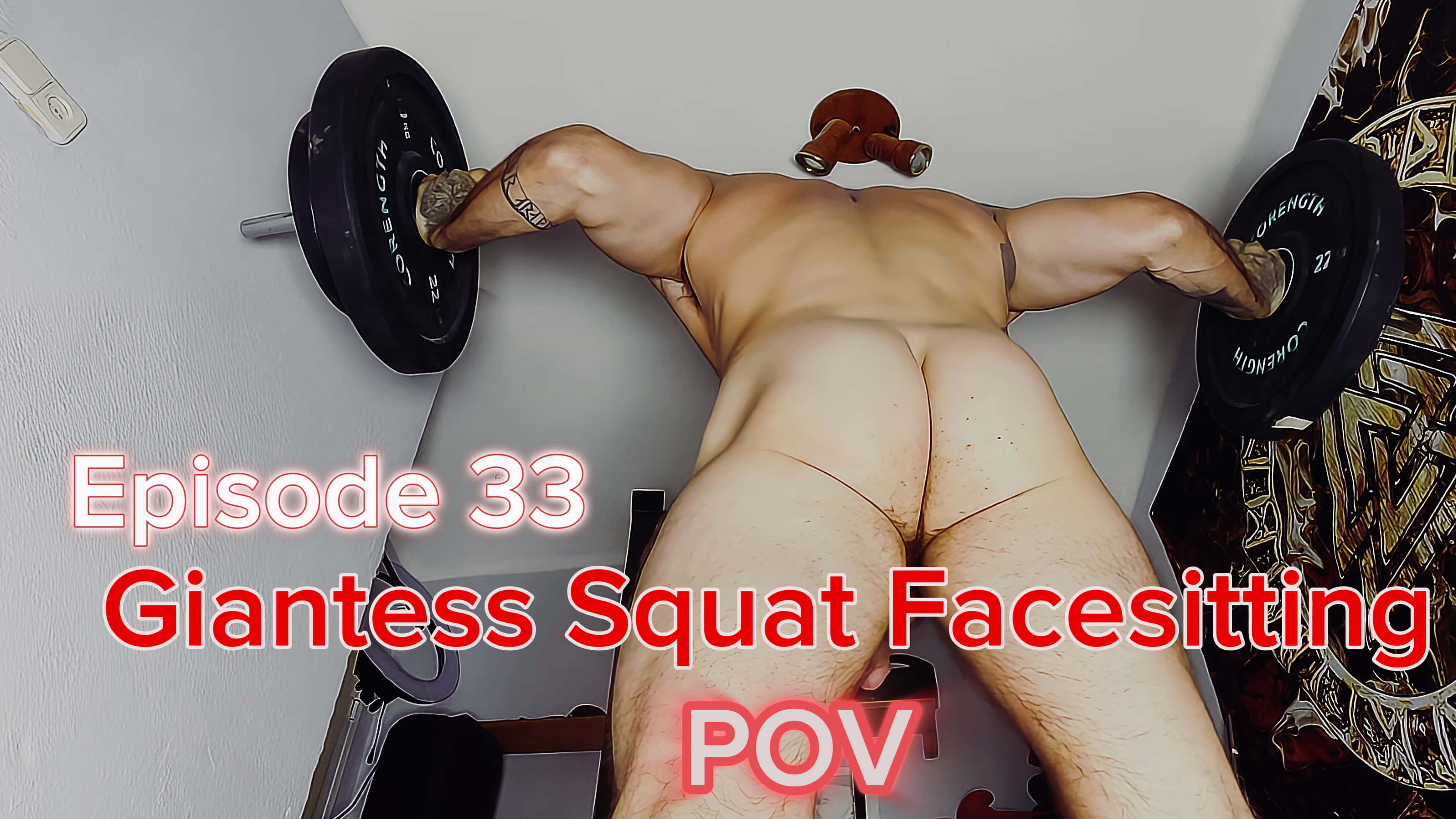 [Gay] Giantess Naked Squats Over You | Goon to It, Slave